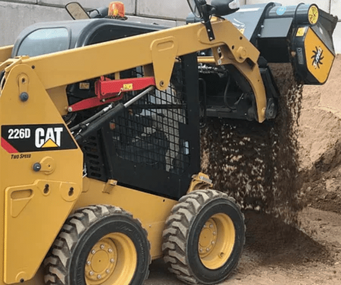 Sorteringsskovl på CAT Sorteringsskovl på CAT