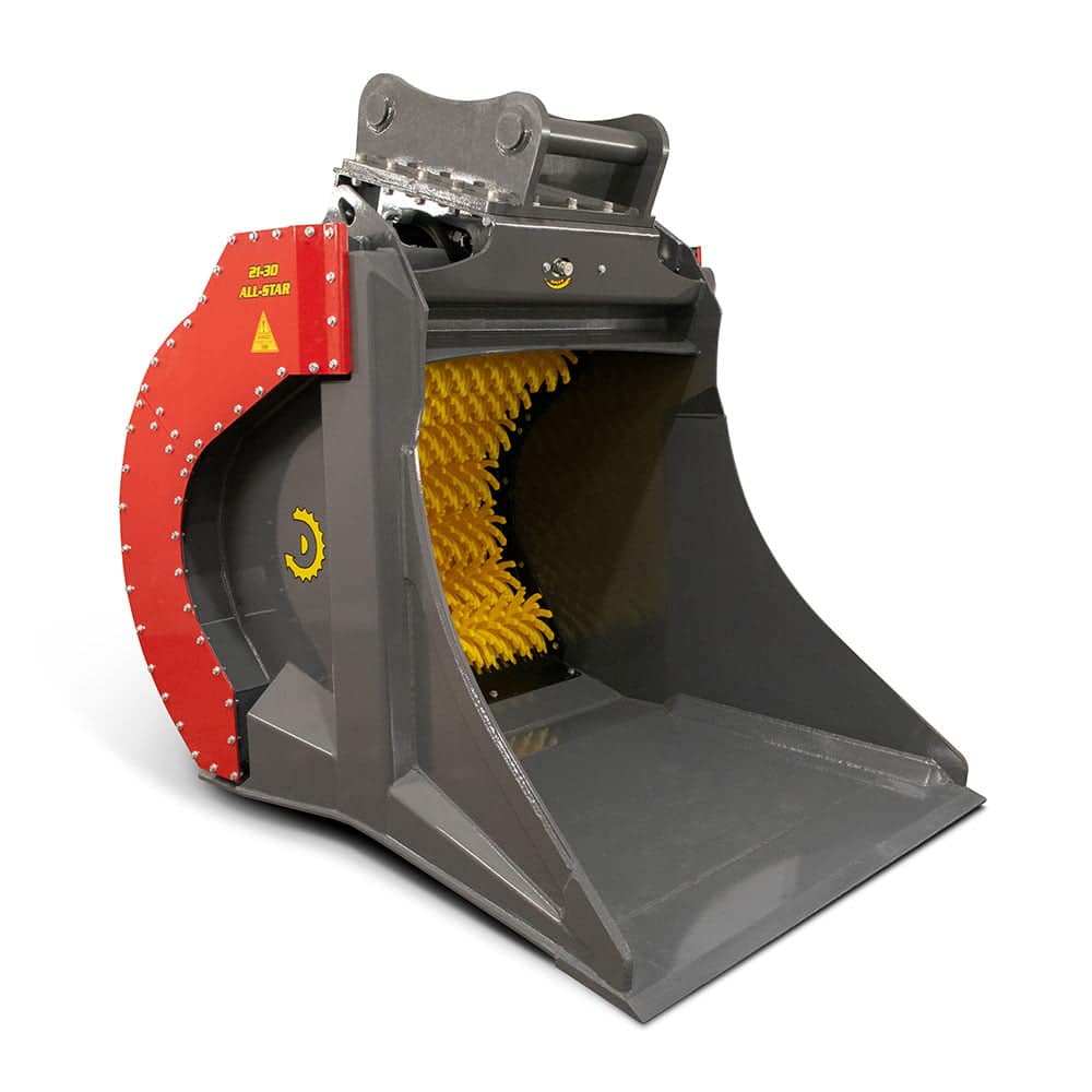 Vægt: 1650 kg. Til gravemaskine: 21-30 ton.